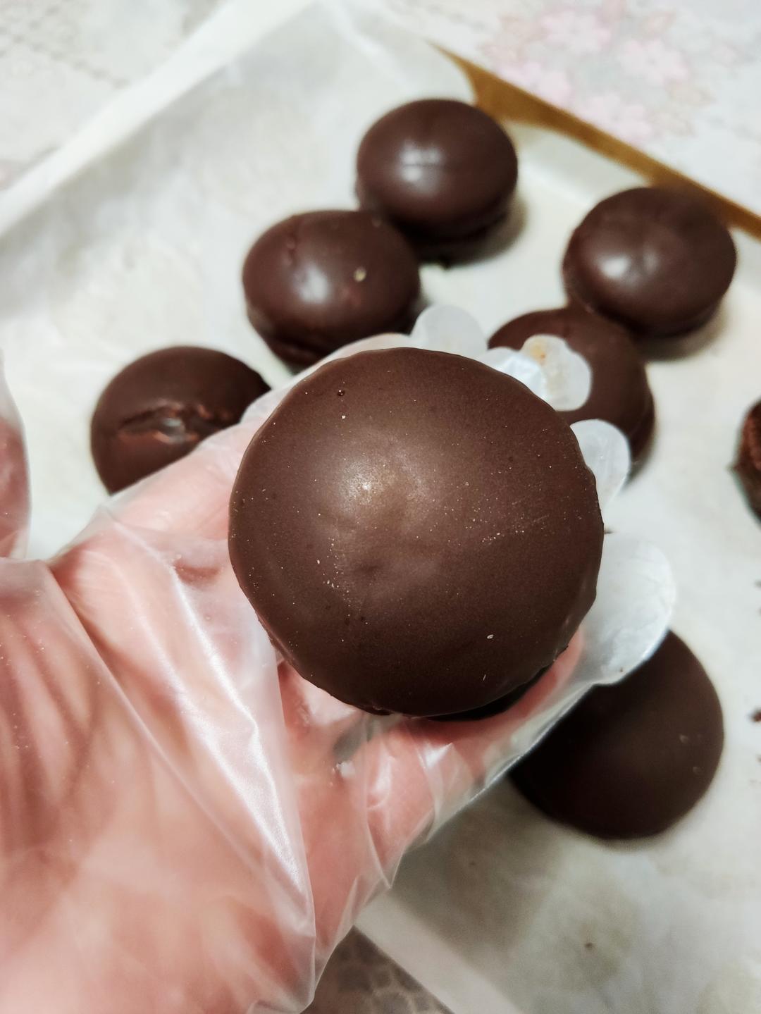 巧克力软心派～迷你好丽友派