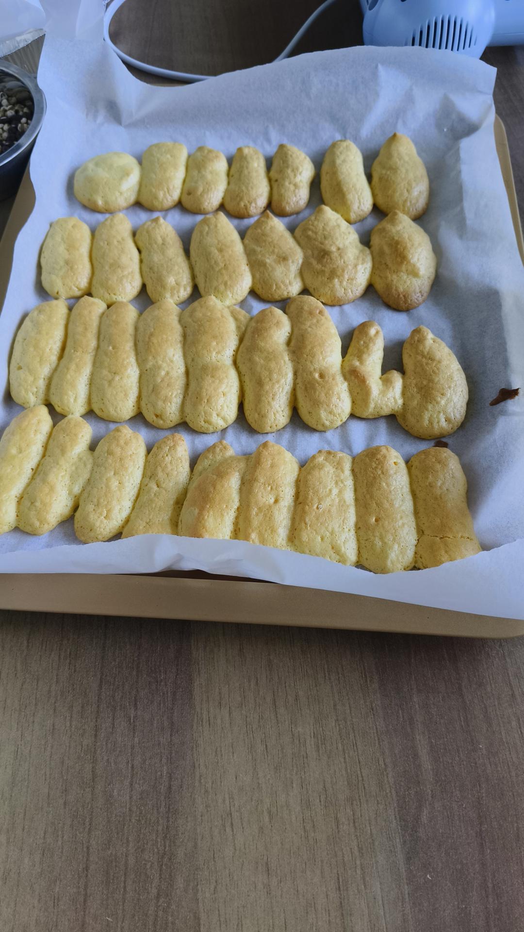 一次就成功的手指饼干～