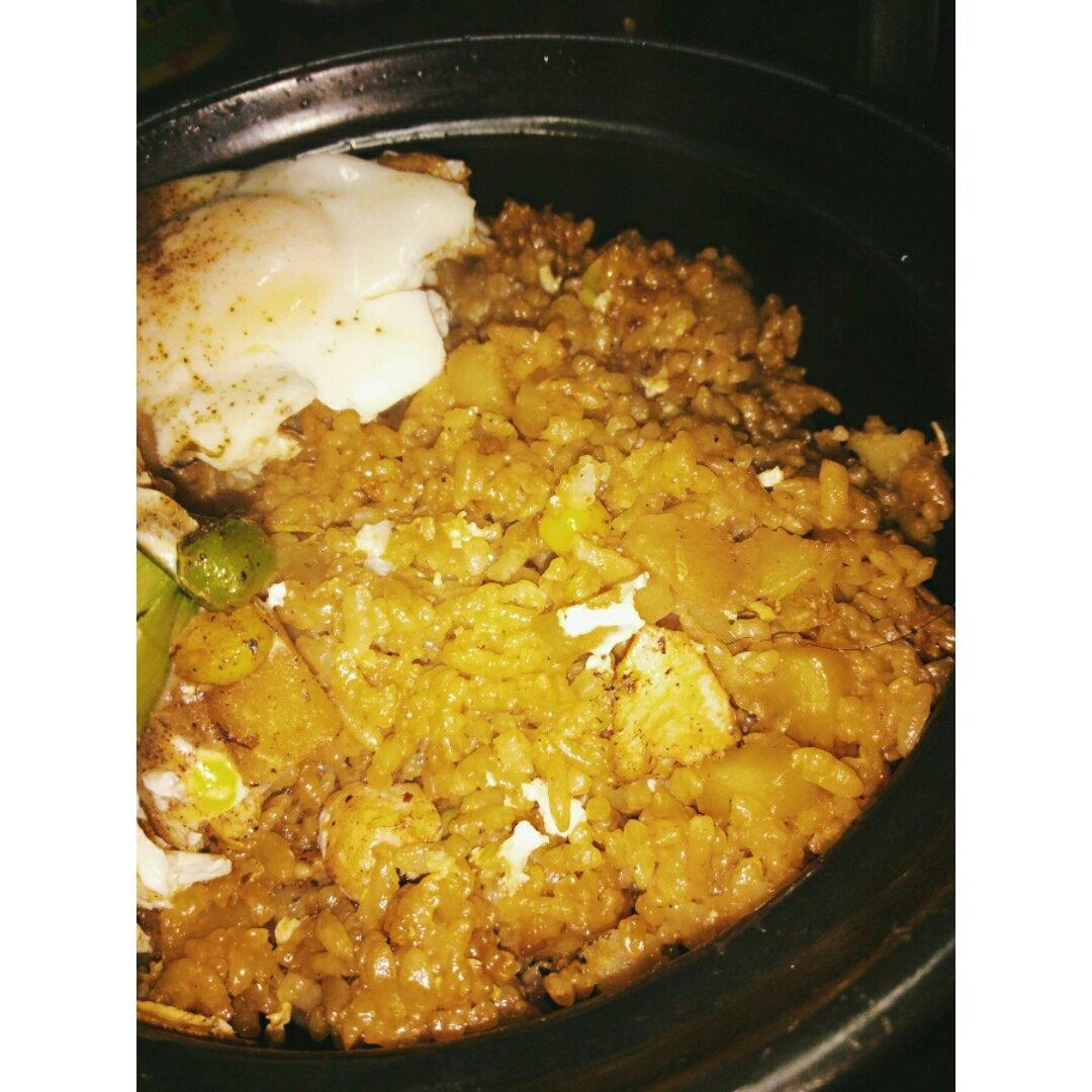 土豆焖饭（电饭锅版）