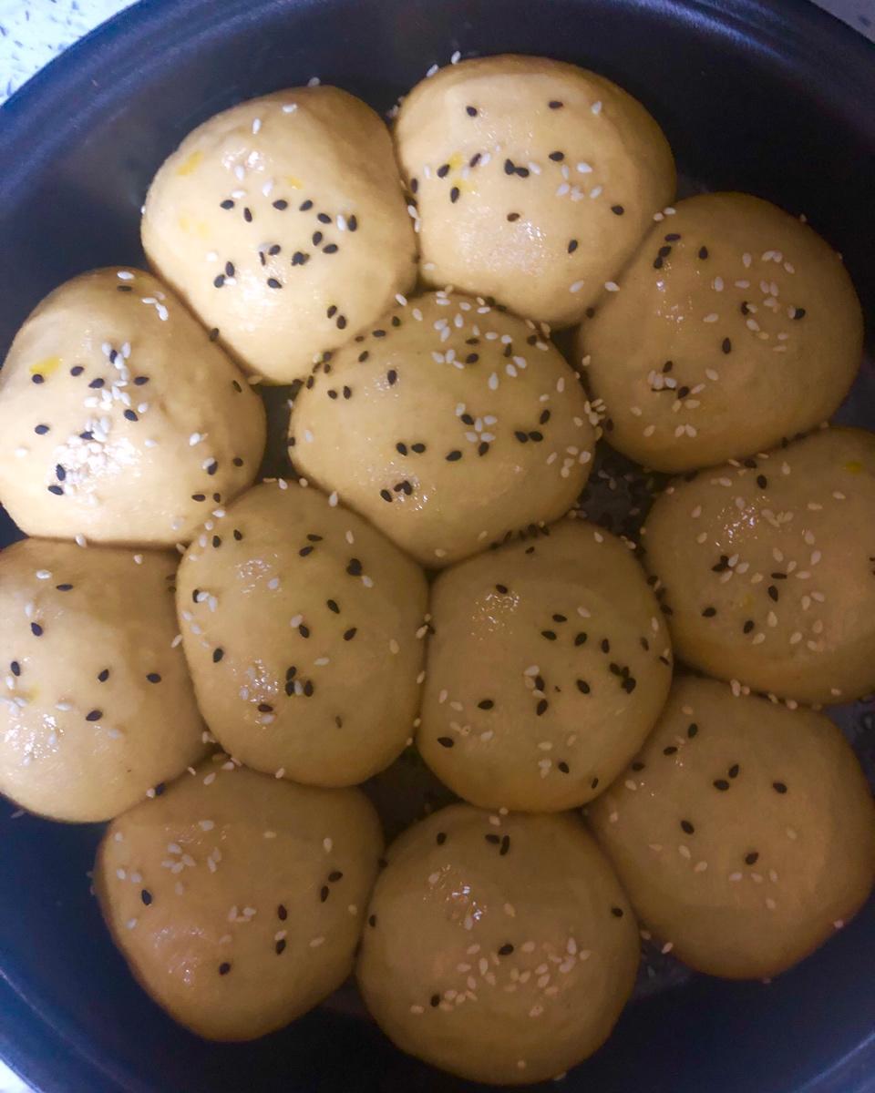 蜂蜜全麦早餐包丨健康·烘焙
