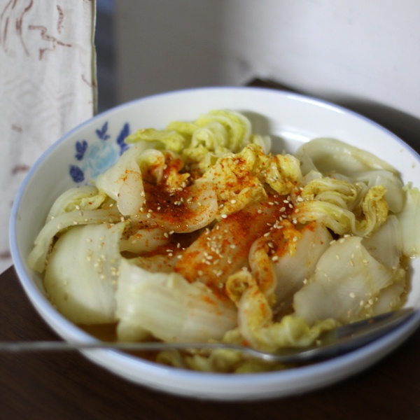 响油白菜