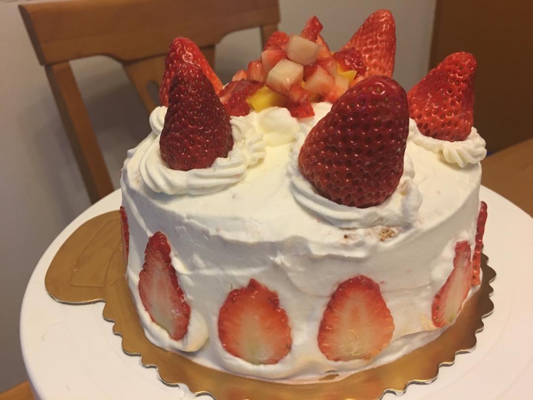 6寸戚风蛋糕（2蛋）