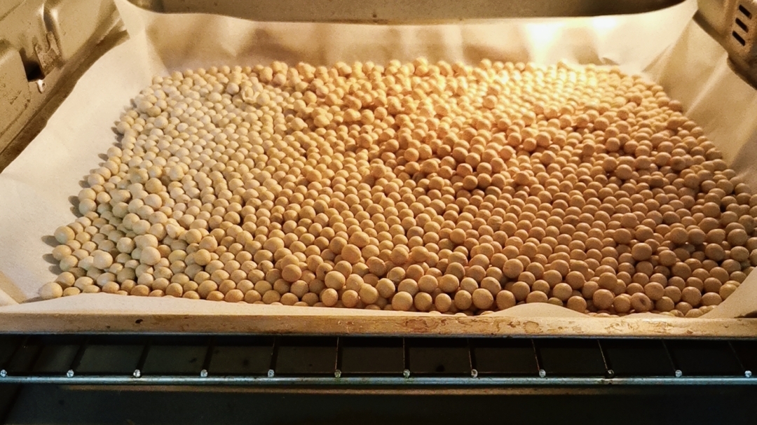 烤黄豆的做法