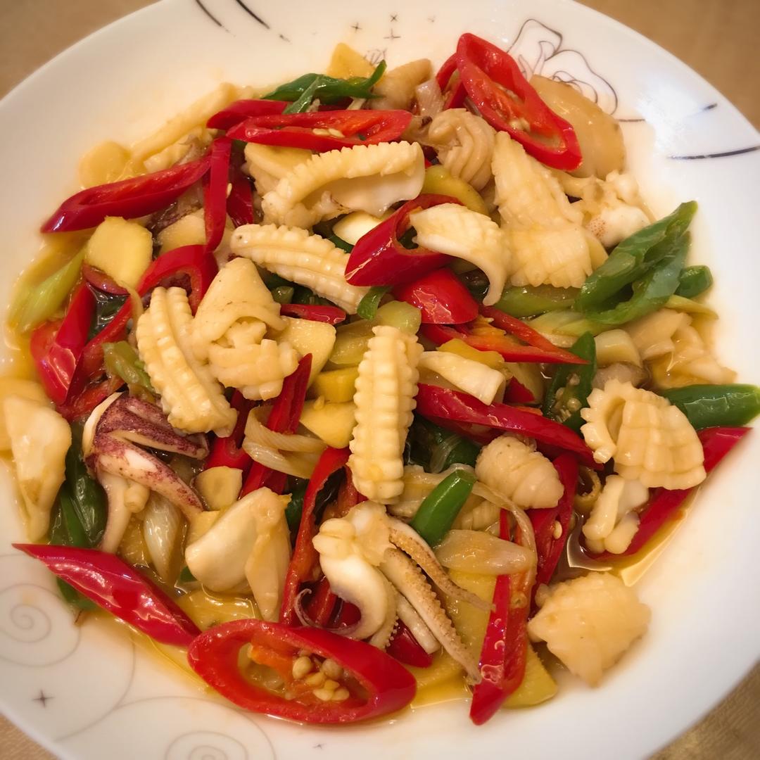 书含mama做的爆炒鱿鱼