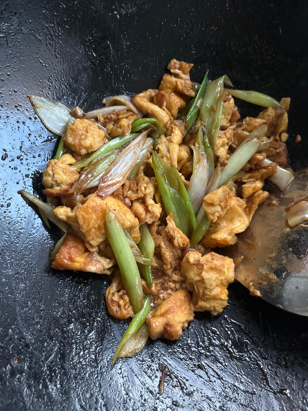 甜面酱大葱炒蛋（超简单）
