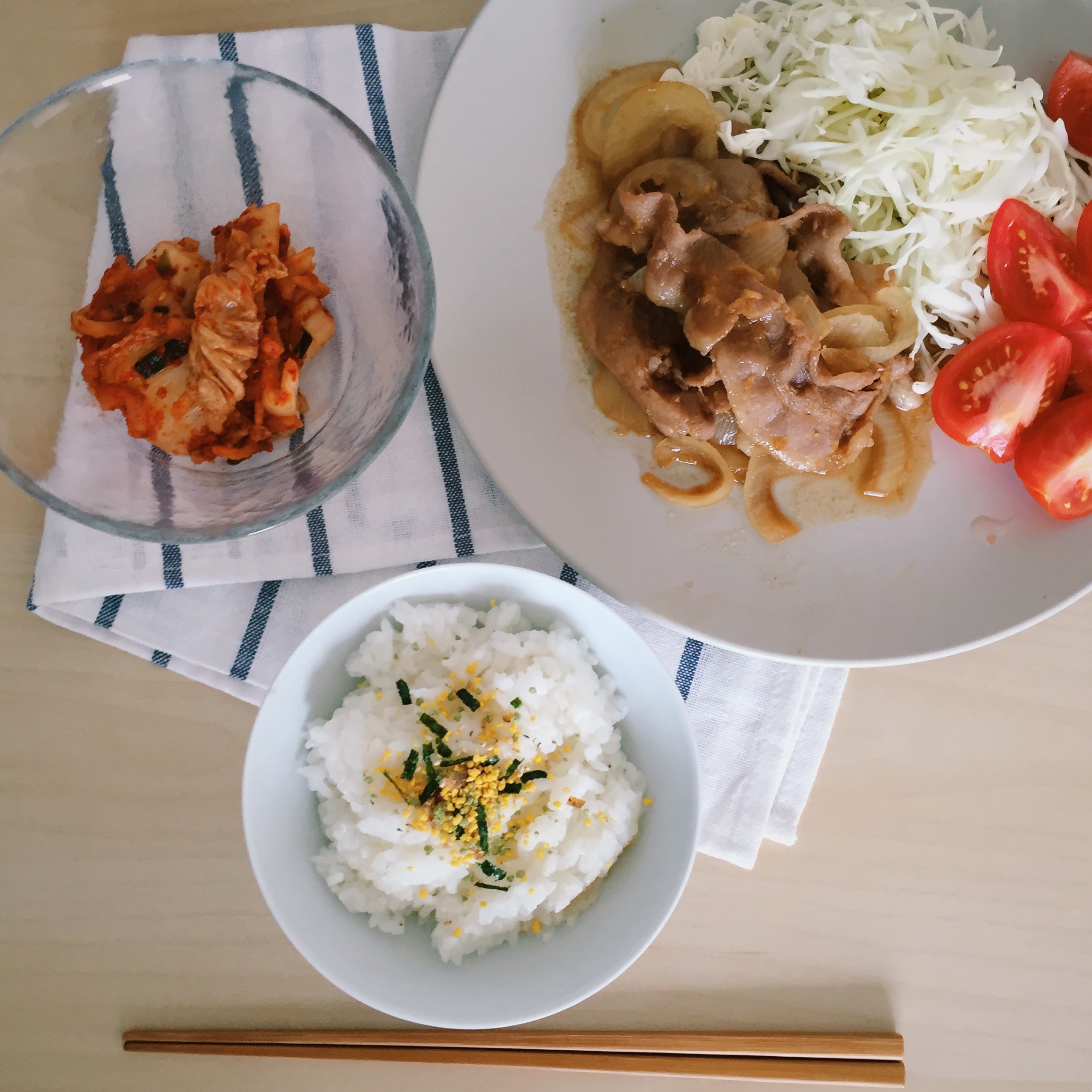 豚の生姜焼き（生姜烧肉）