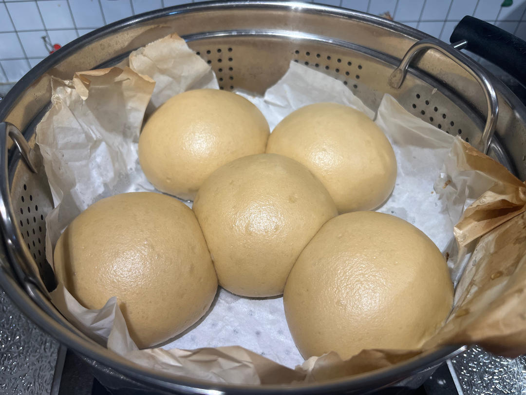 有着面包口感的红糖馒头（一次发酵）