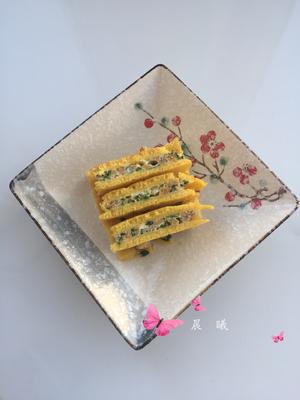 ＃辅食＃🍀粗粮煎饼果子🍀12个月+的做法 步骤6