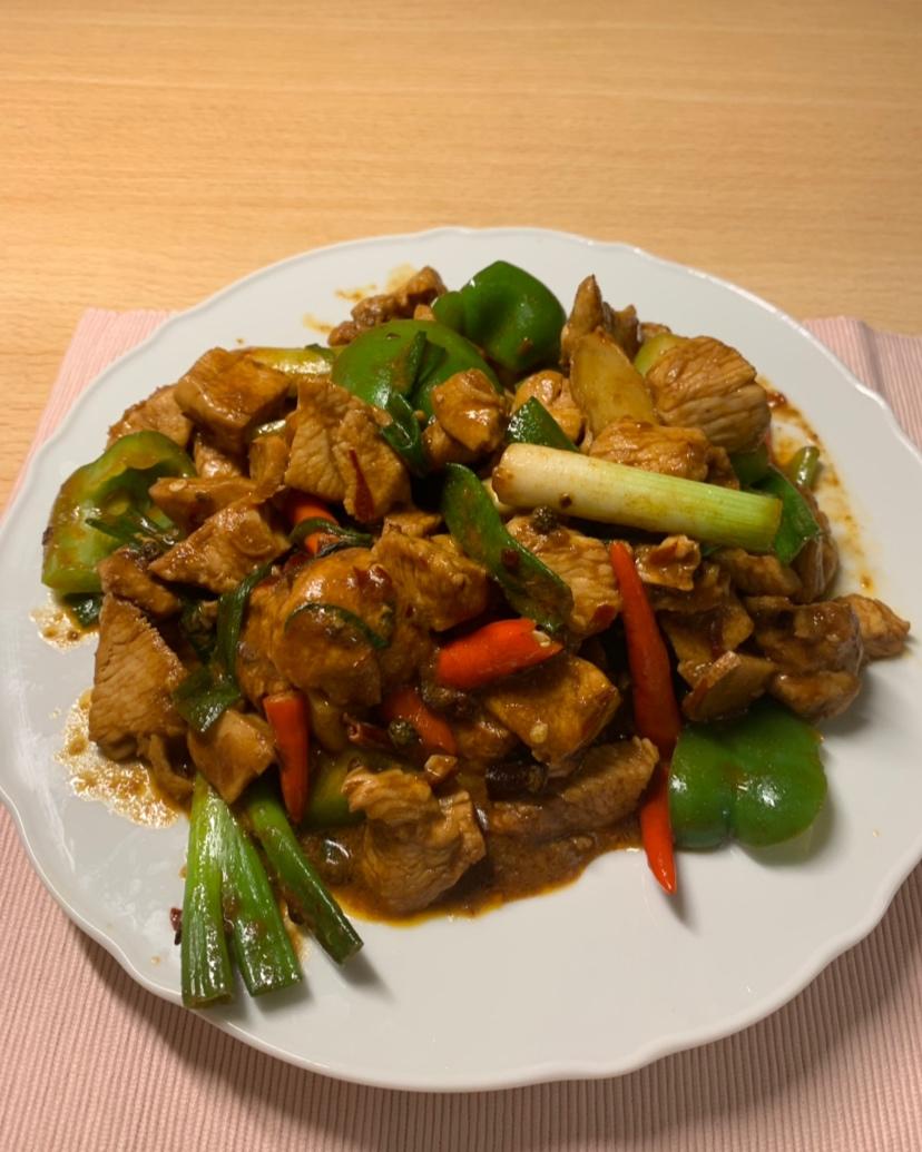 鸡肉菜谱1⃣️-辣炒鸡丁（米饭杀手）