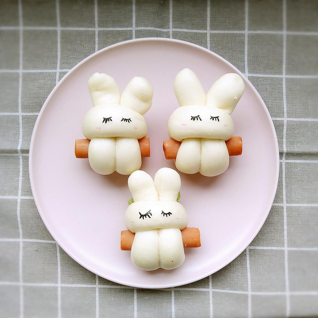 小象蜜豆包-小兔子热狗包