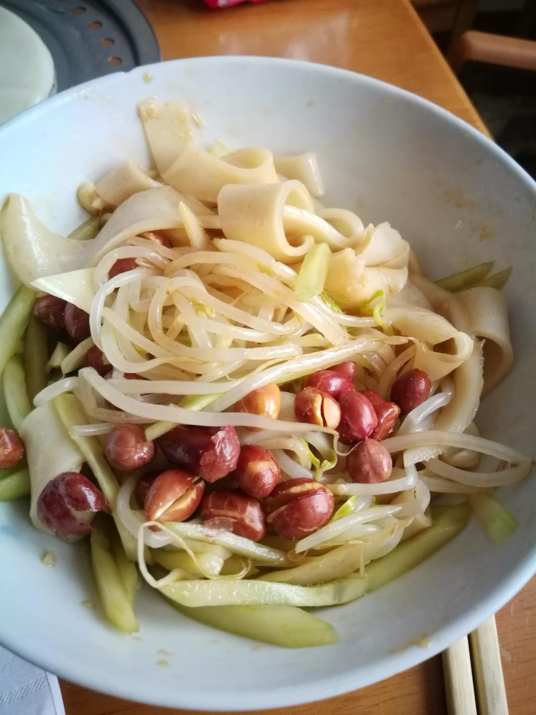 不用水洗的自制凉皮，零失败