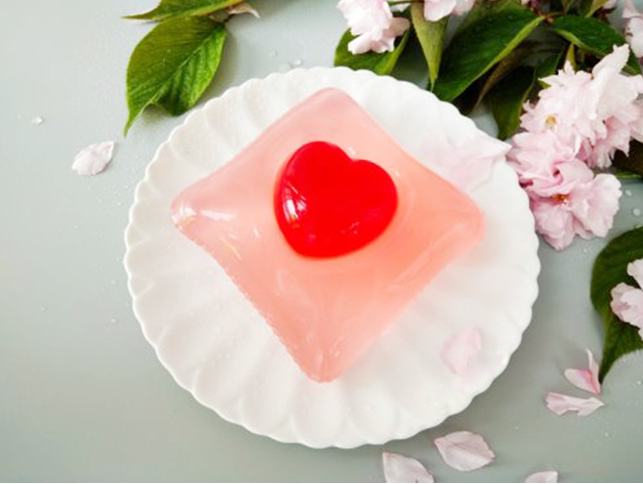 少女心炸裂桃心水晶果冻的做法
