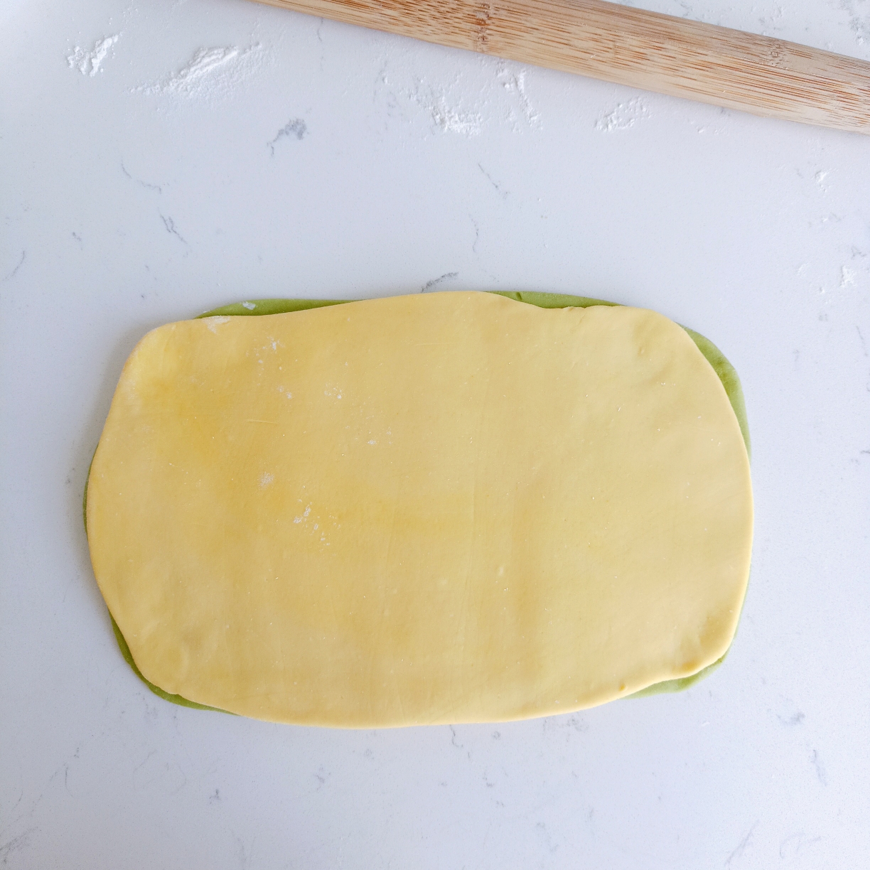彩色螺纹豆沙包的做法 步骤4