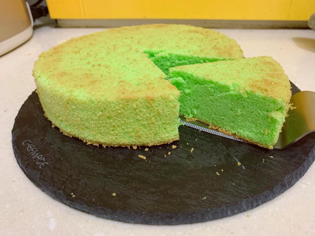 椰香斑斓戚风蛋糕