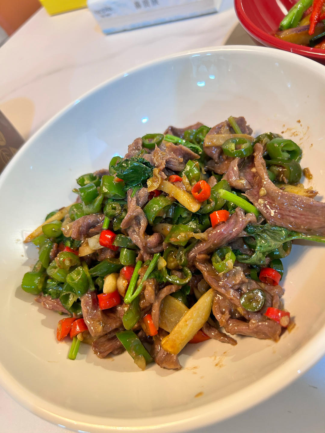 小炒孜然牛肉