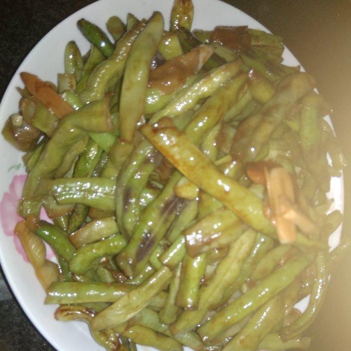 清炒菜豆