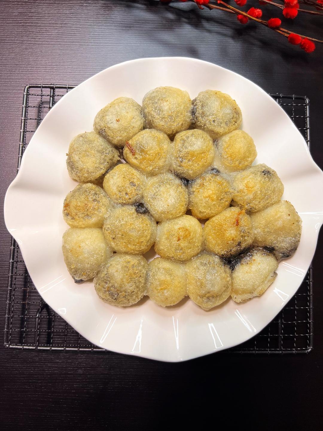 皮焦馅香的煎汤圆的做法