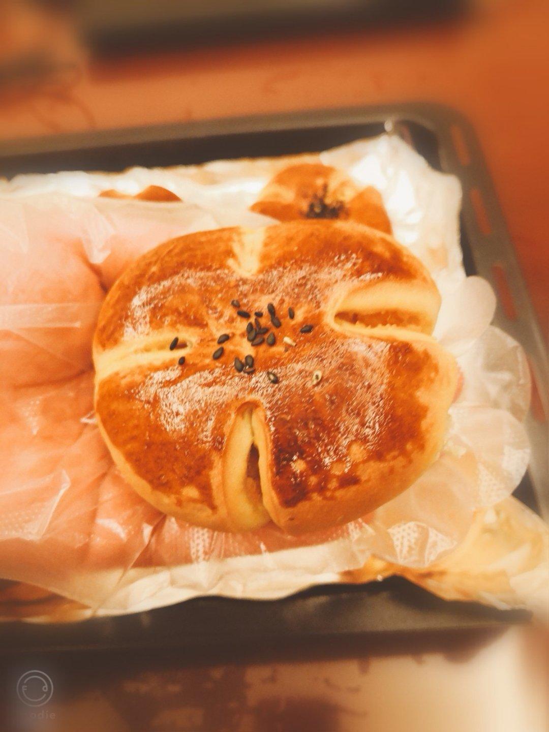 花式豆沙餐包
