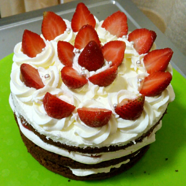 裸蛋糕之奶油巧克力戚风