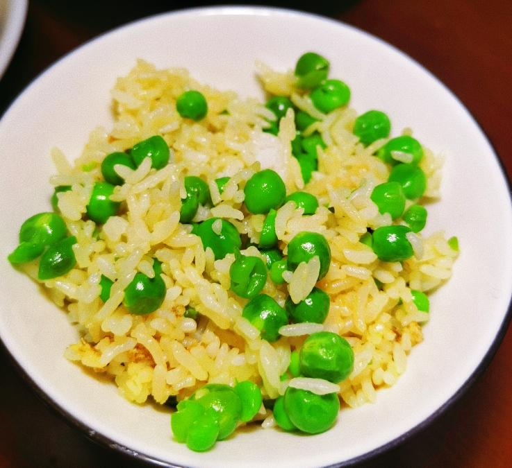 豌豆糯米饭的做法