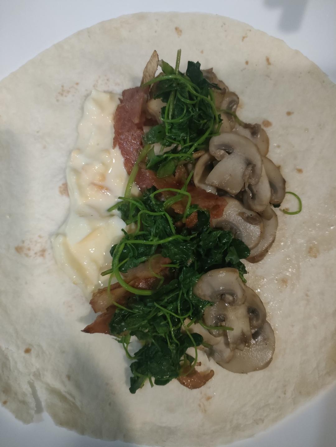 低脂快手麦西恩卷饼