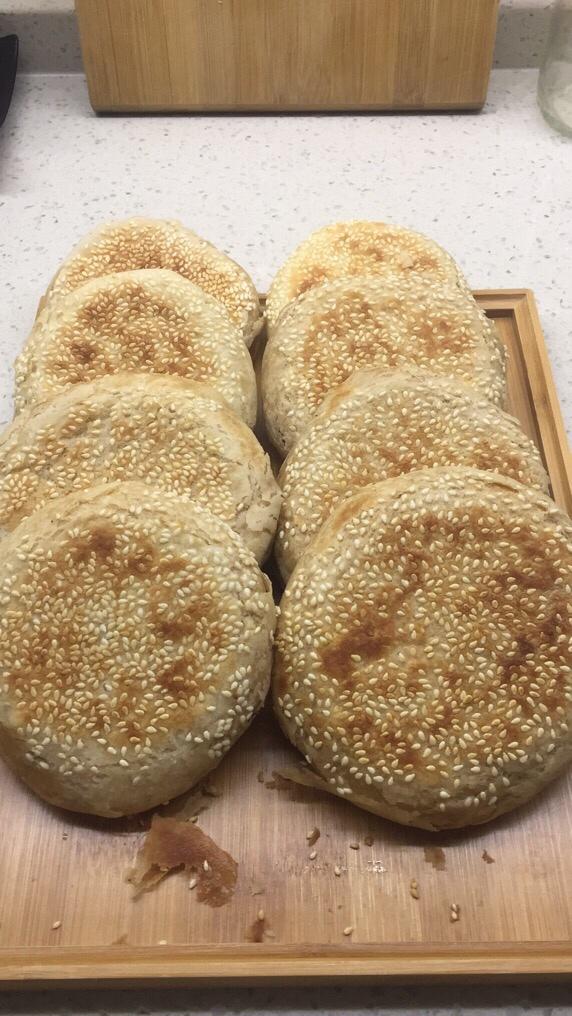 老北京麻酱烧饼 酥香可口 层次分明 附细节视频详解