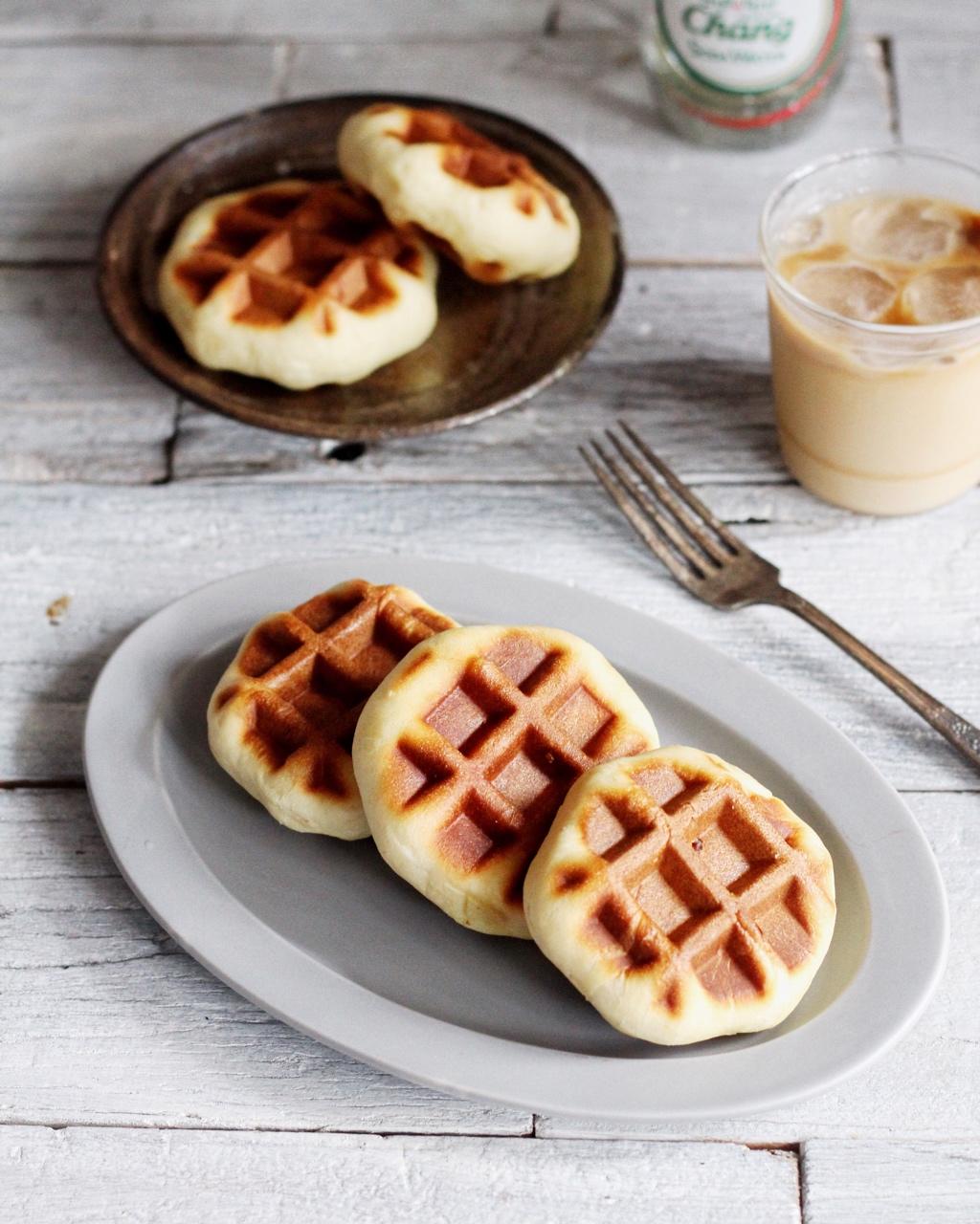 全麦红豆酵母版华夫饼—kenwood松饼机