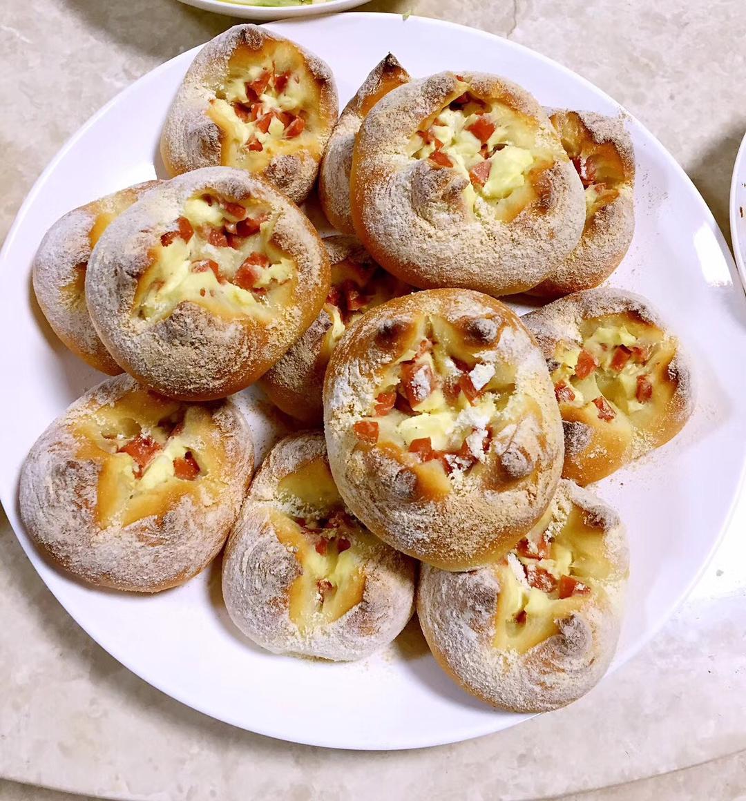 全麦芝士熔岩面包