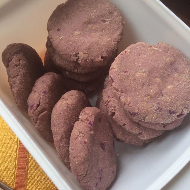 紫薯燕麦麸皮饼（无添加）的做法