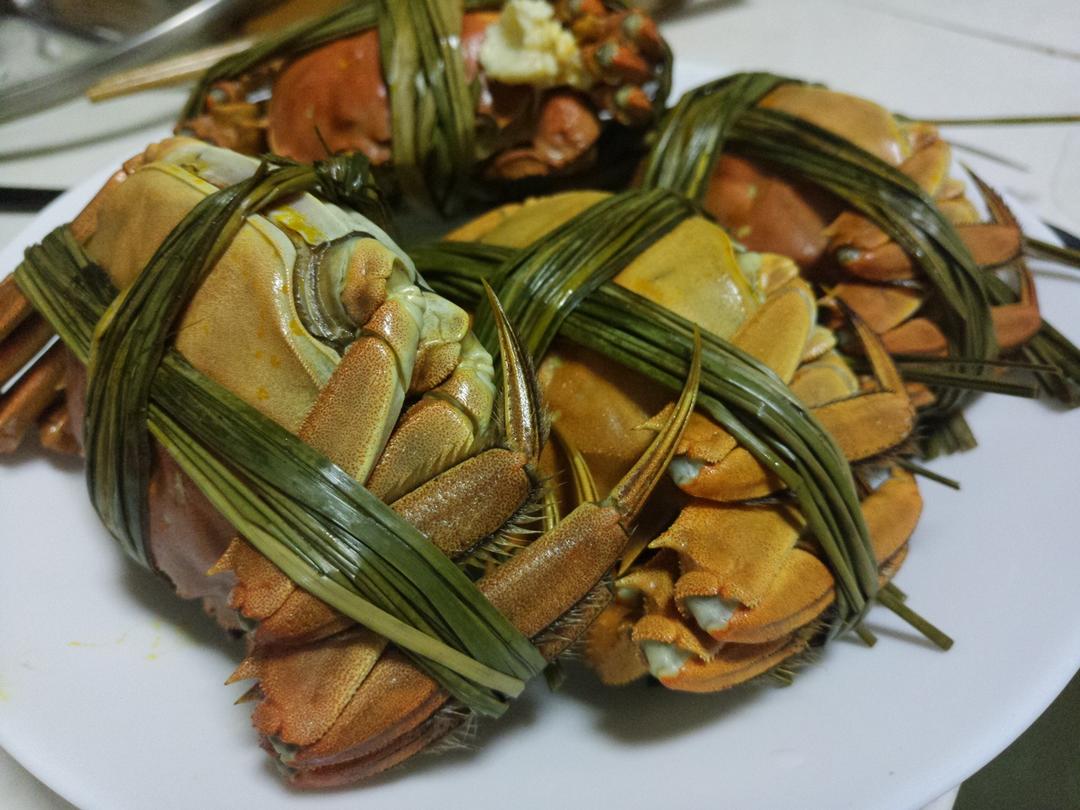 清蒸大闸蟹