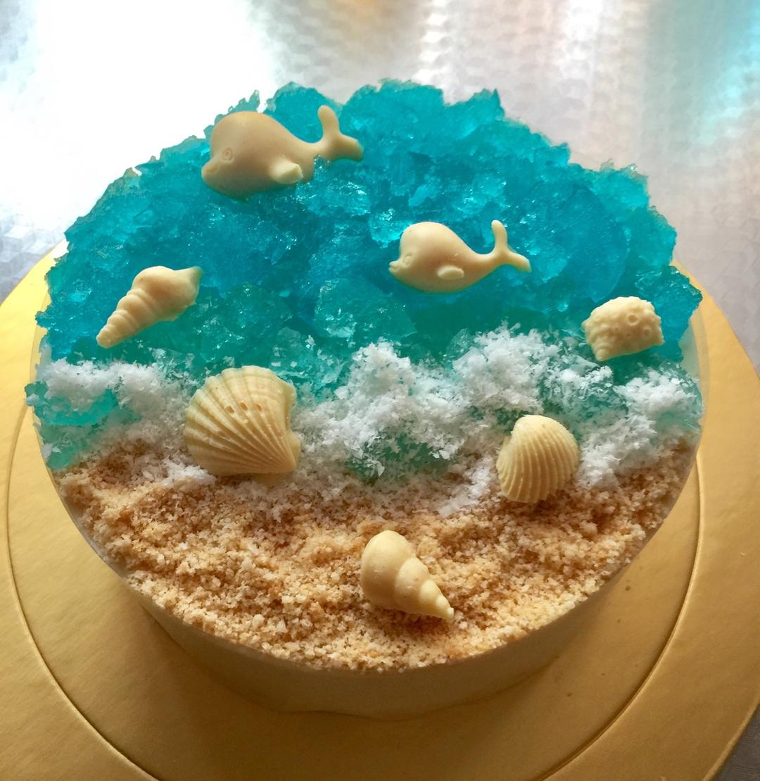 lisakun做的海洋蛋糕