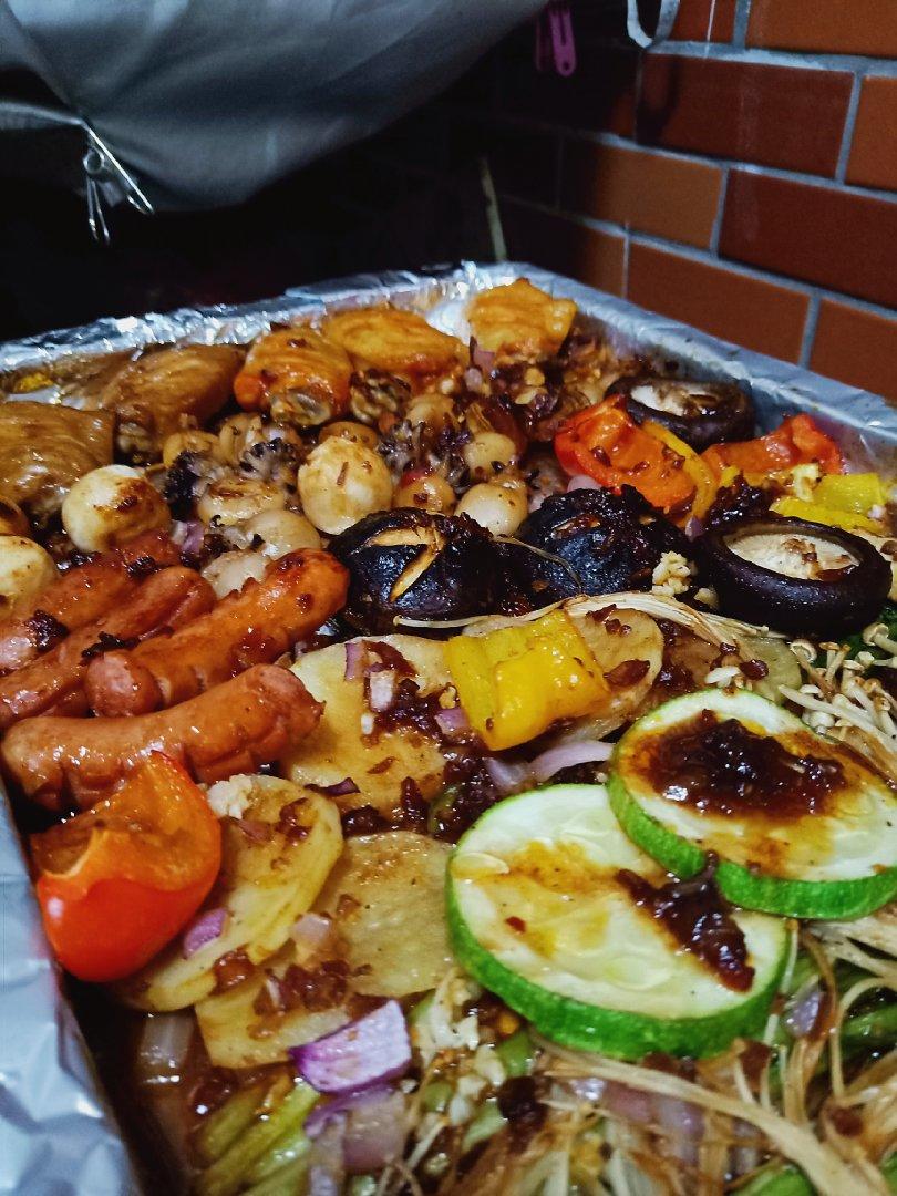 烤炉烧烤大拼盘