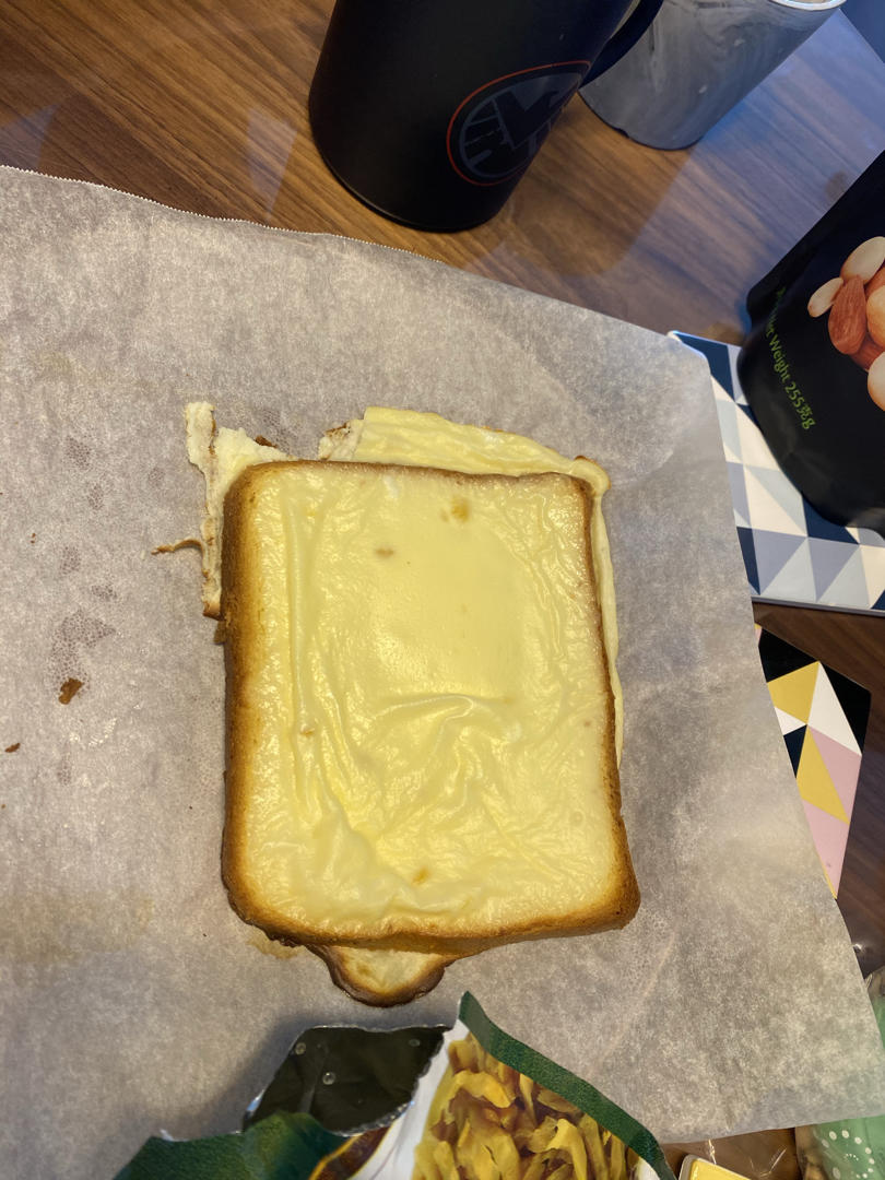 酸奶➕面包片等于布丁！外酥里嫩，好吃😋