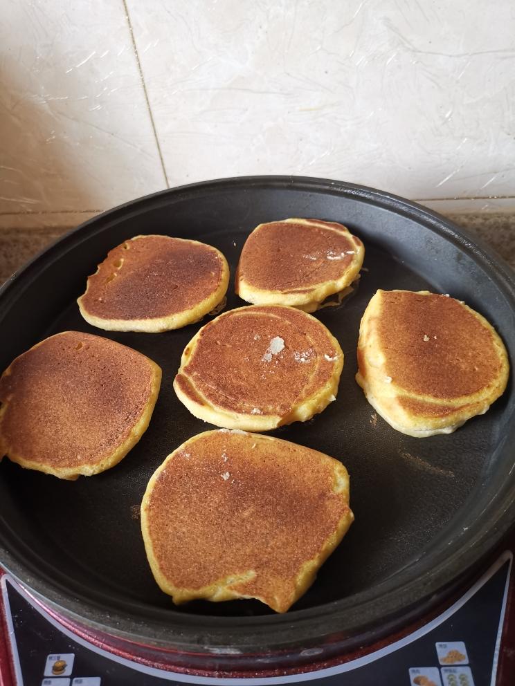 玉米面饼无面粉电饼铛