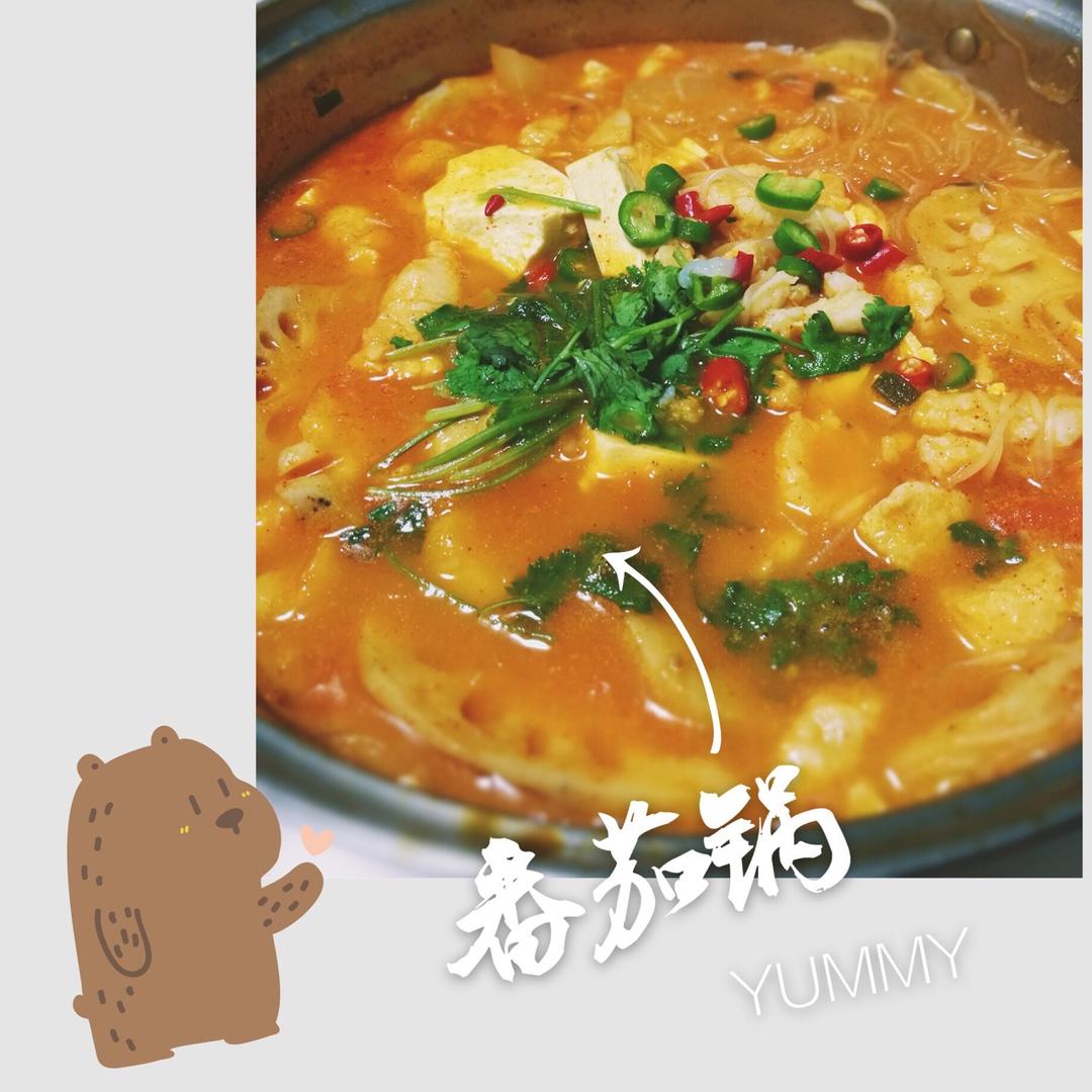 番茄锅酸汤龙利鱼