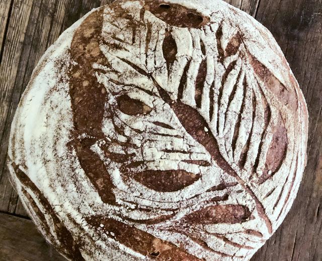 低卡黑麦天然酵种欧包的做法