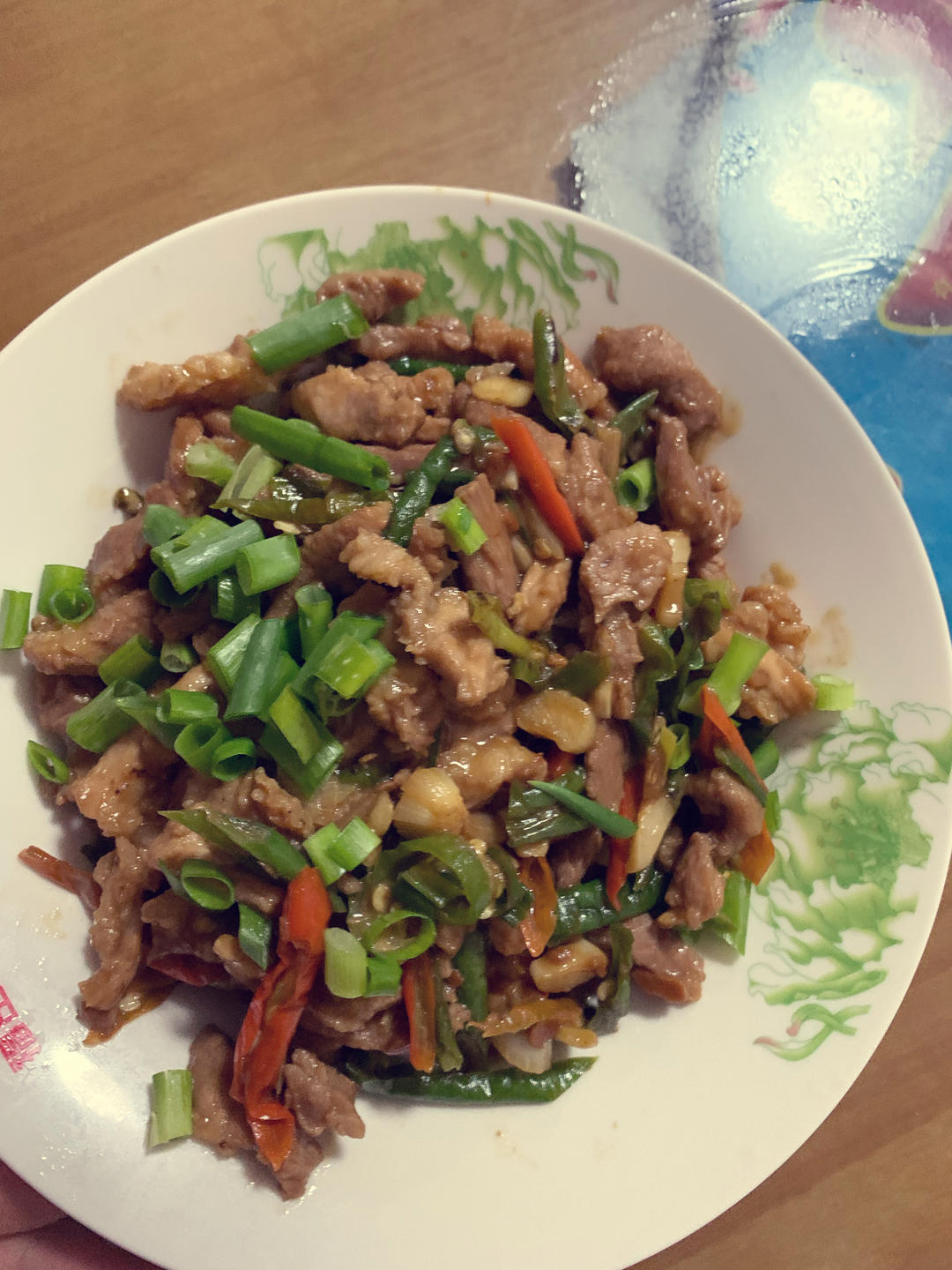 青椒炒肉丝
