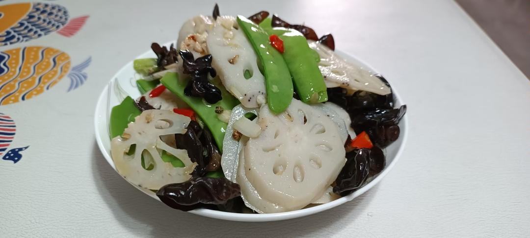 荷塘小炒（清爽又营养）