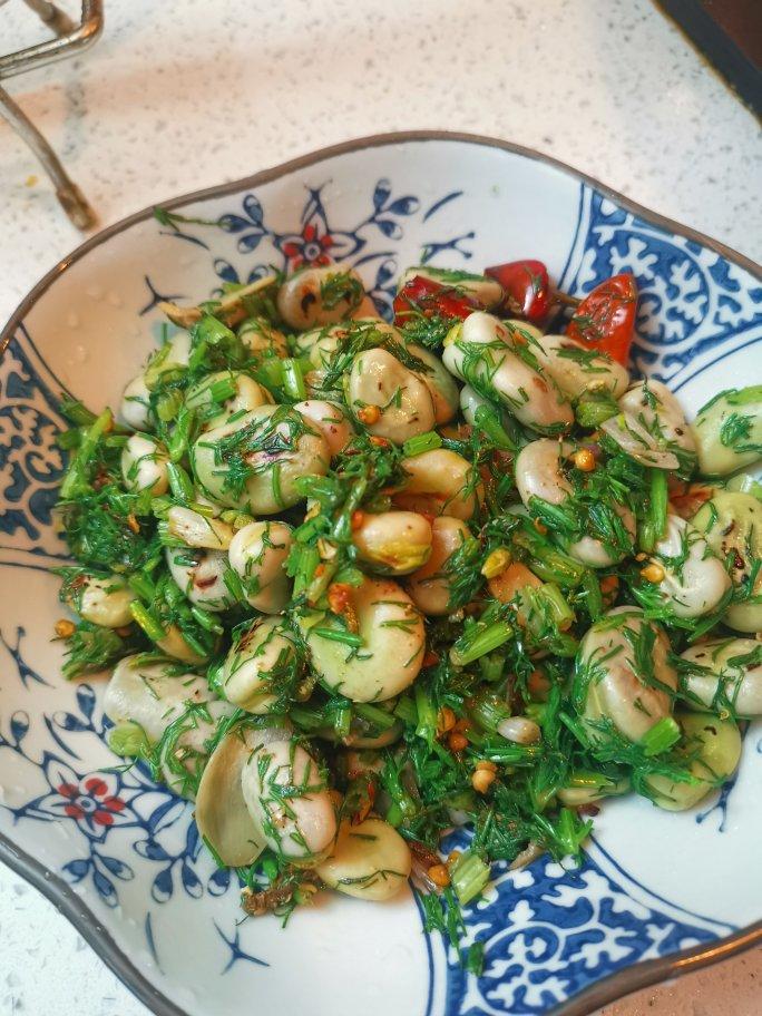 射手坐做的藿香胡豆