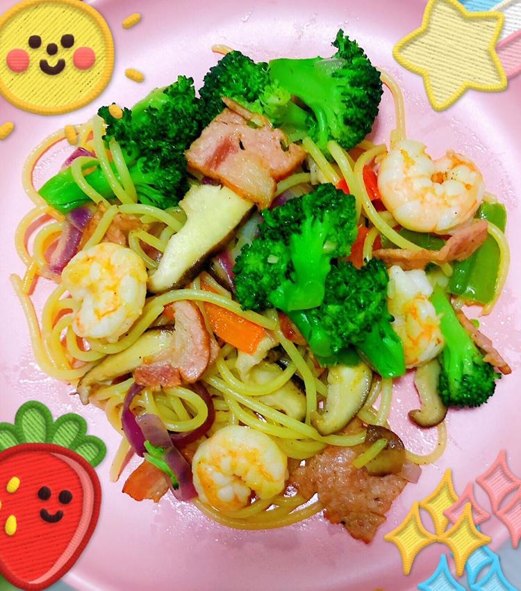 减脂|美味又低脂的虾油虾仁意大利面
