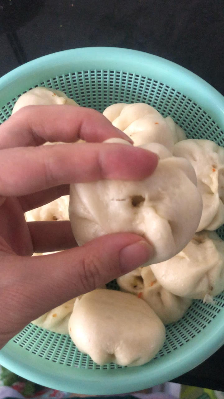 水晶五彩素蒸包