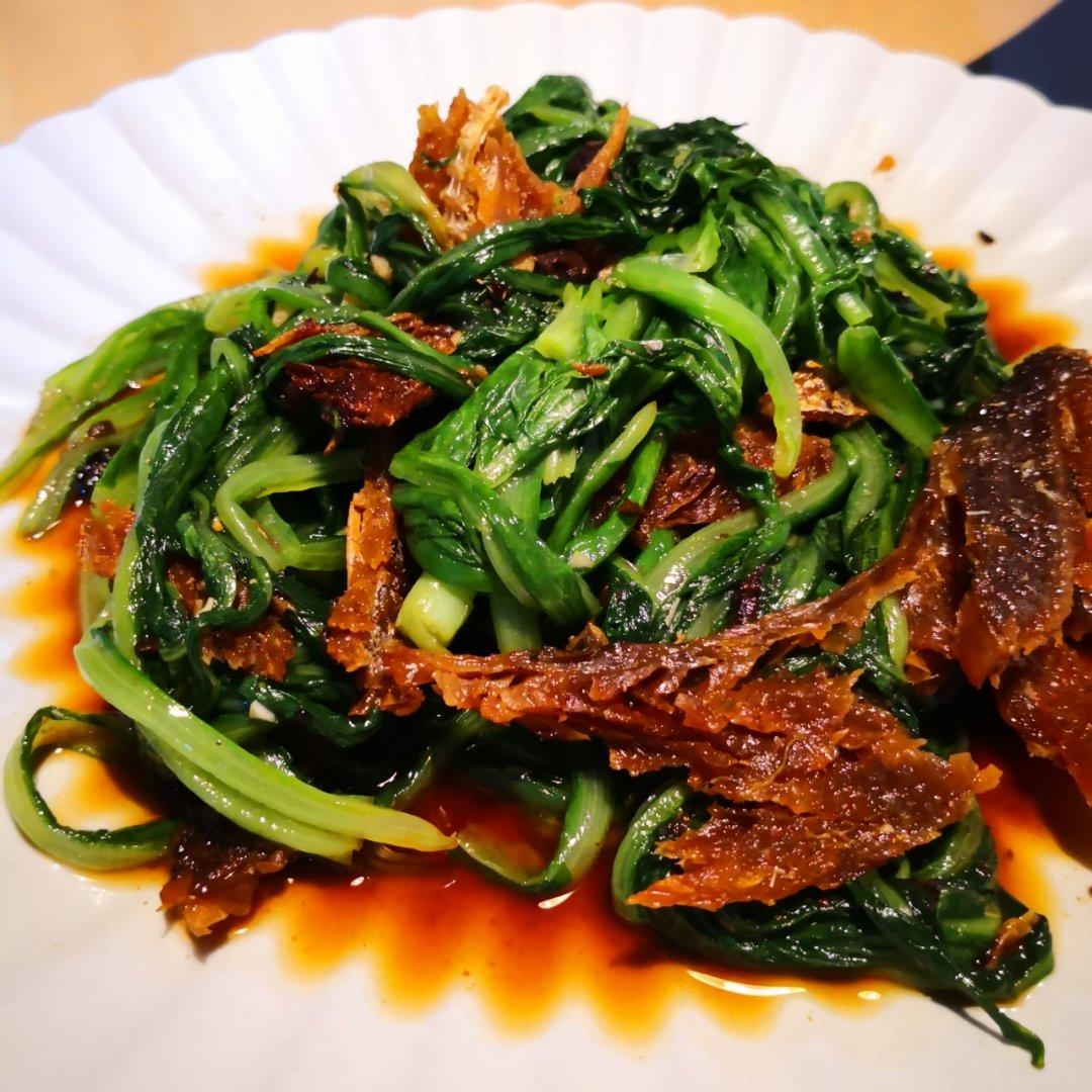 豆豉鲮鱼油麦菜