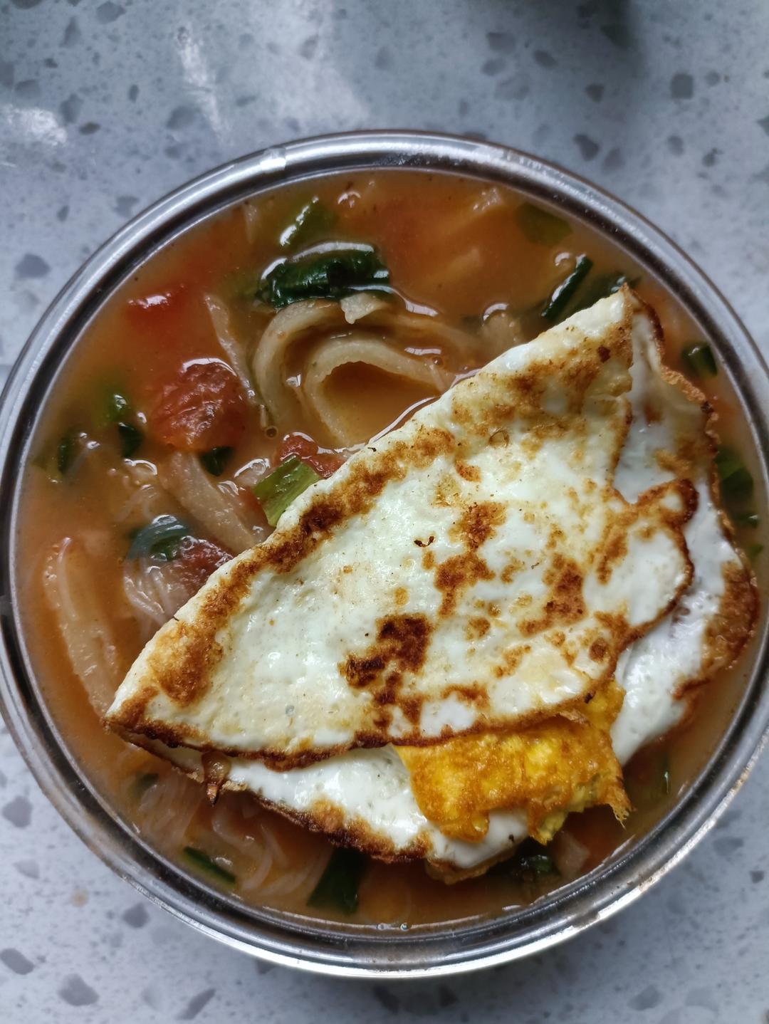 西红柿鸡蛋烩饼