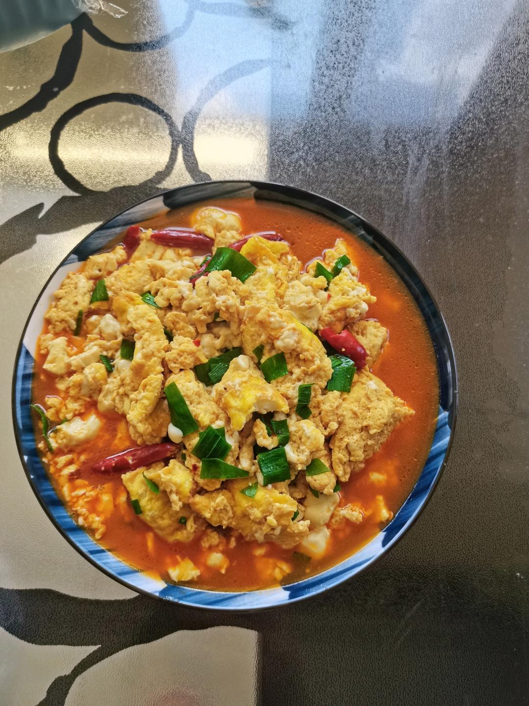 鸡蛋抱豆腐