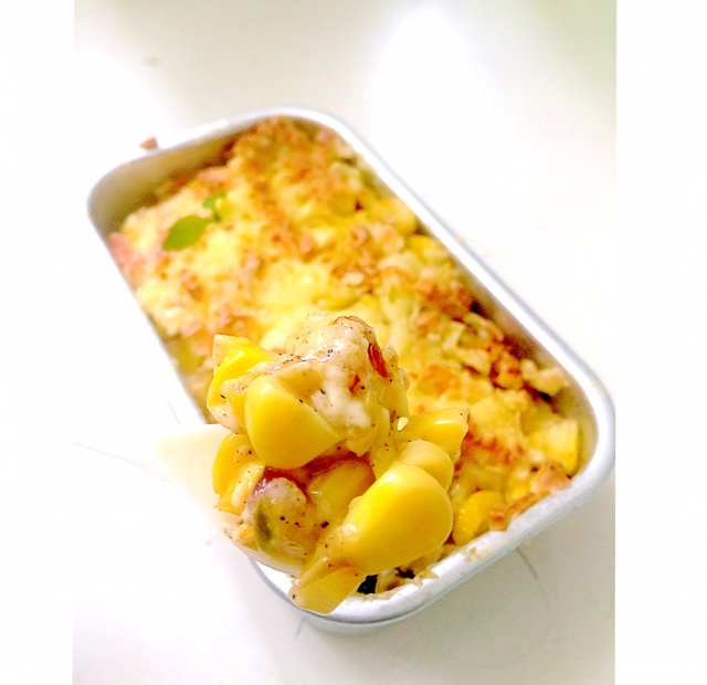 奶酪蛋黄焗玉米