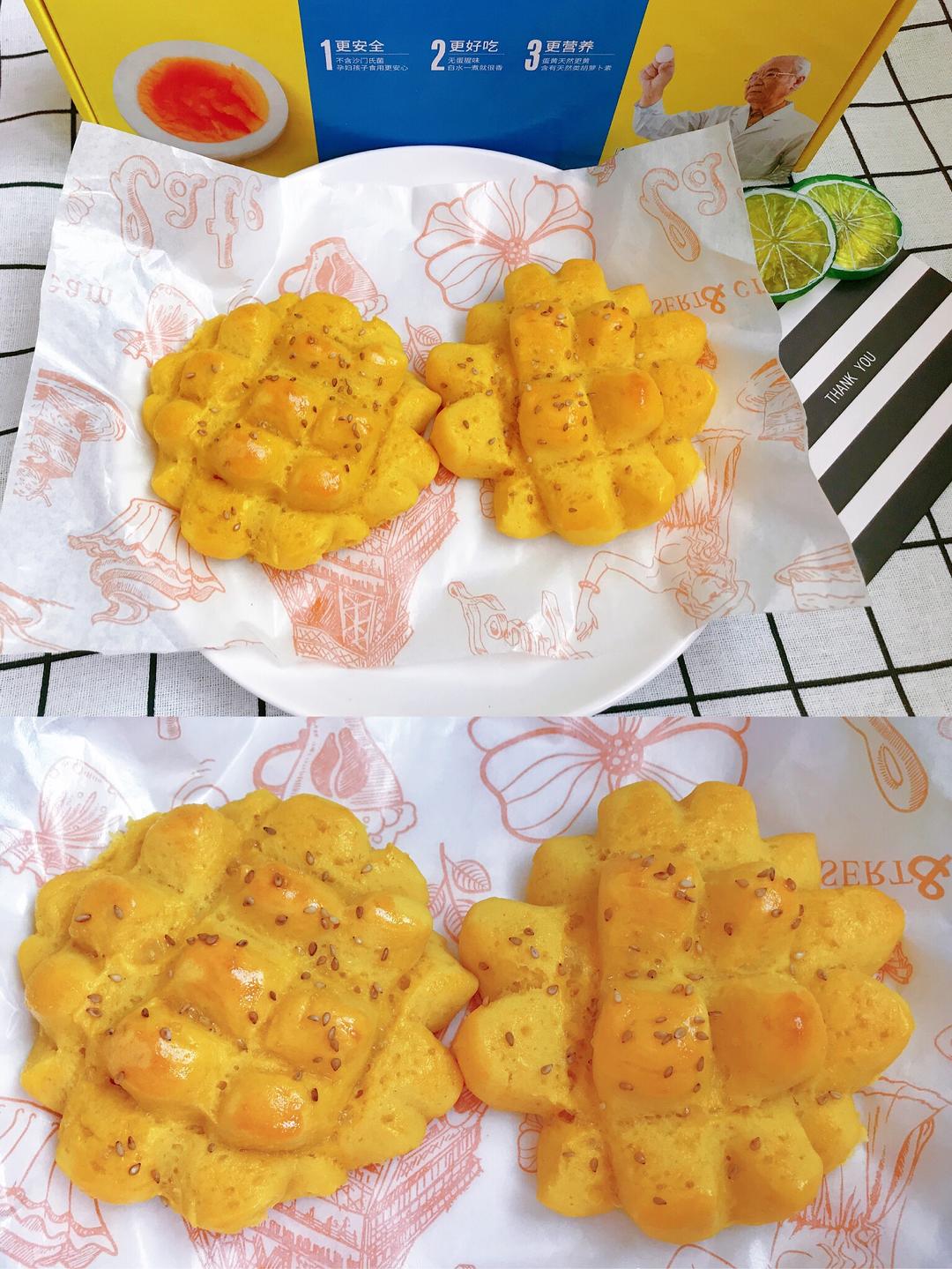 鸡蛋葵花烤饼的做法