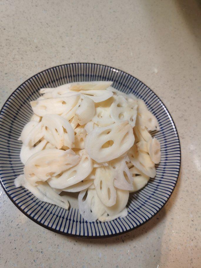 家常素食清炒莲藕片