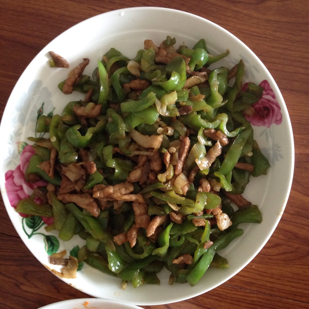 尖椒肉丝