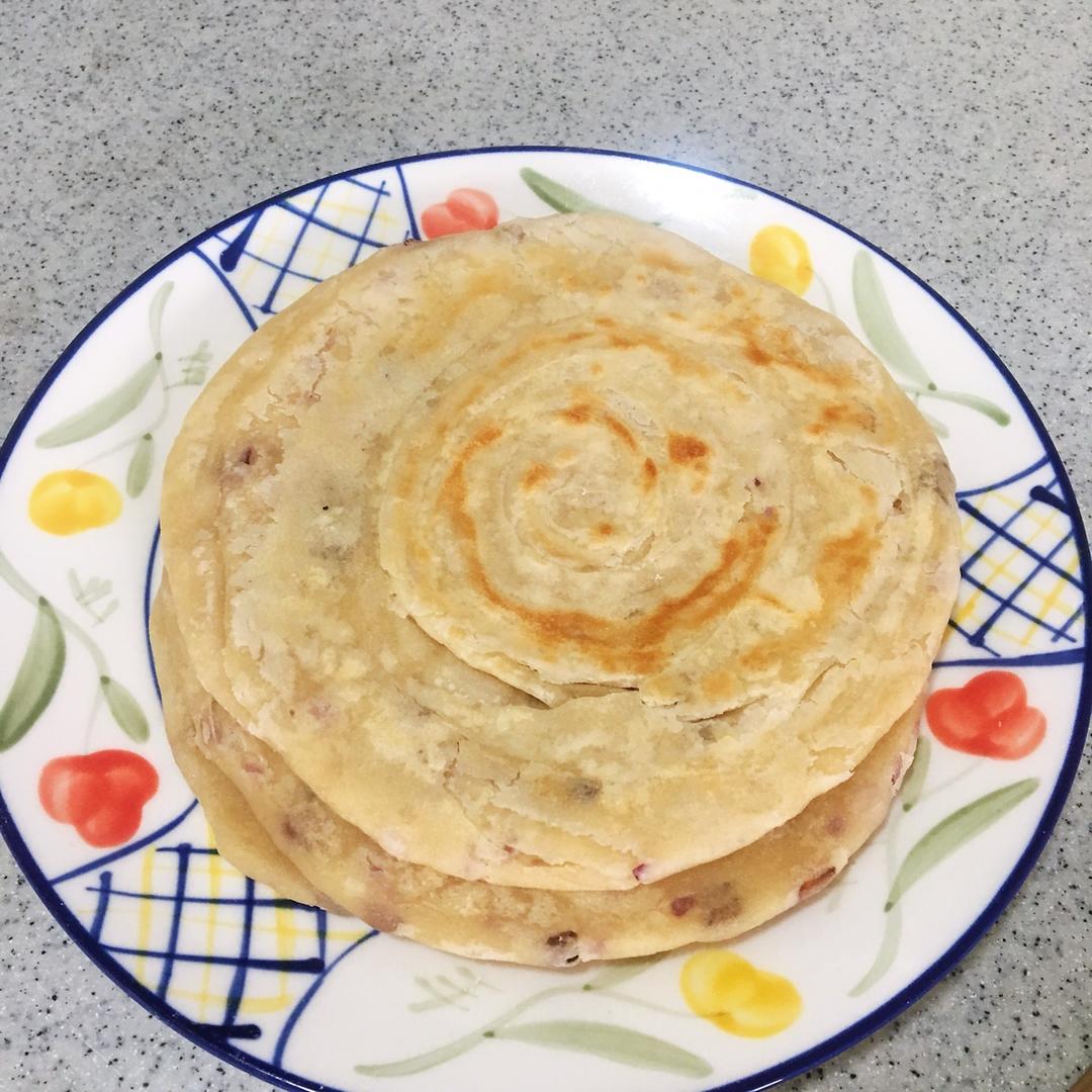 层薄如纸外酥内软的手抓饼&葱油饼