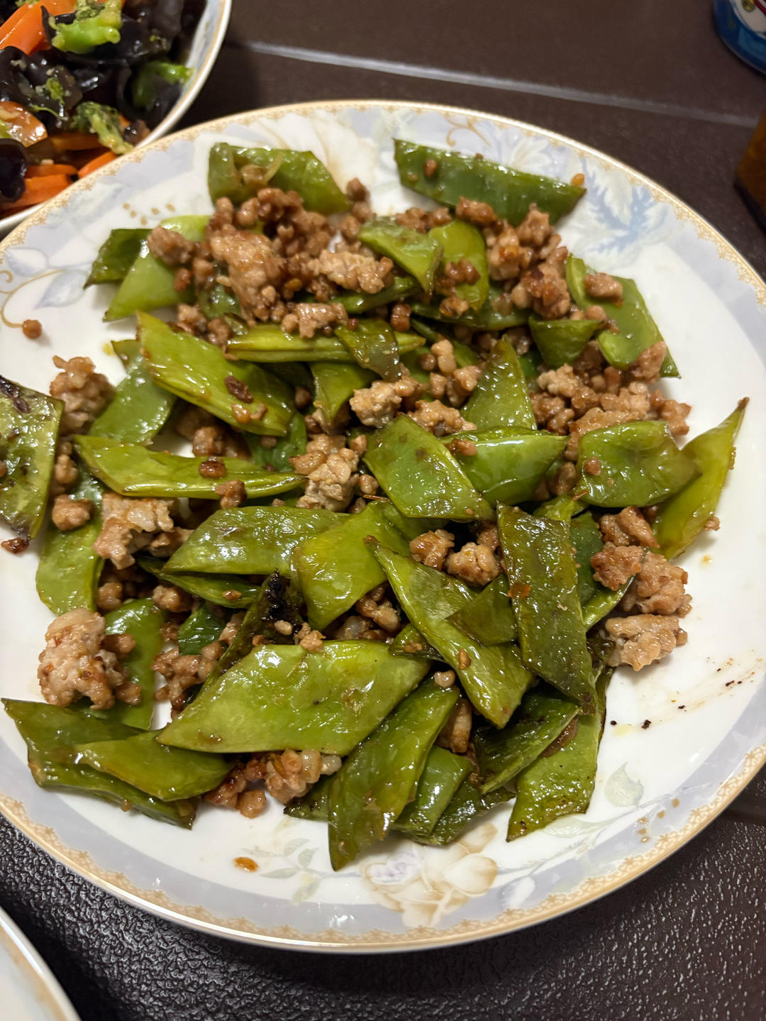 干煸芸豆/肉末四季豆